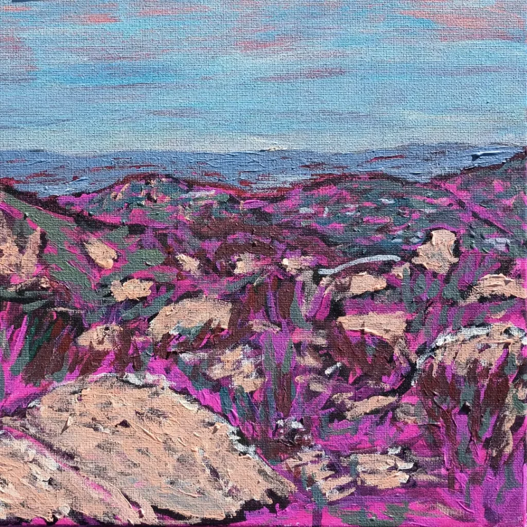 simi hills, painting by oscar will